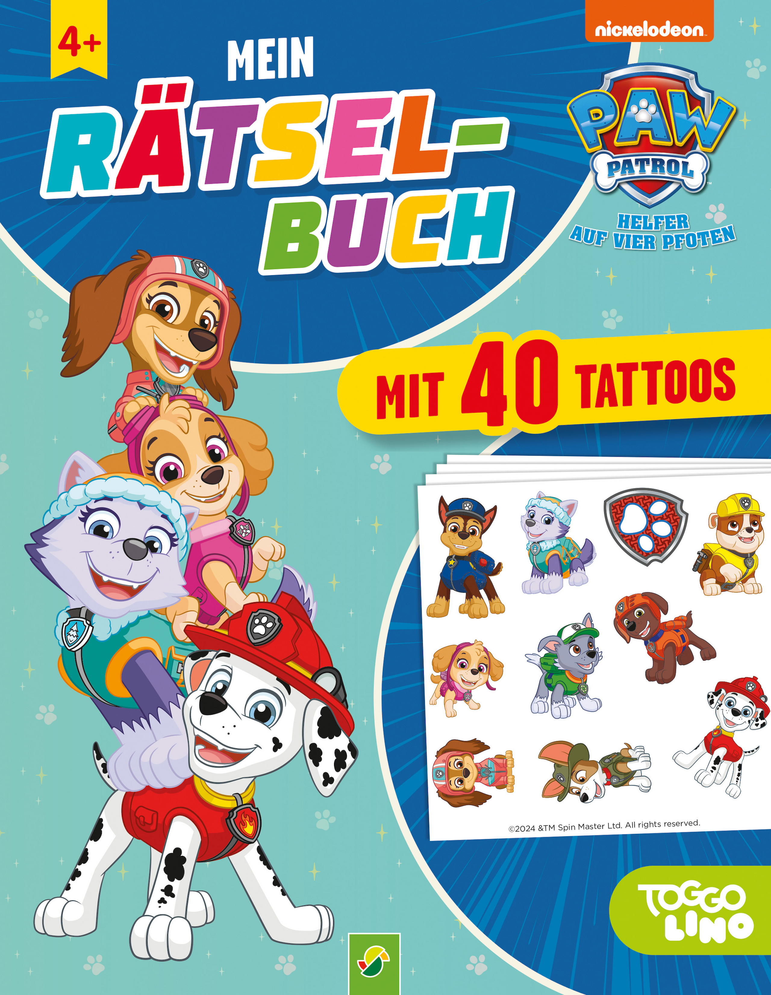 Cover Paw Patrol Rätselbuch