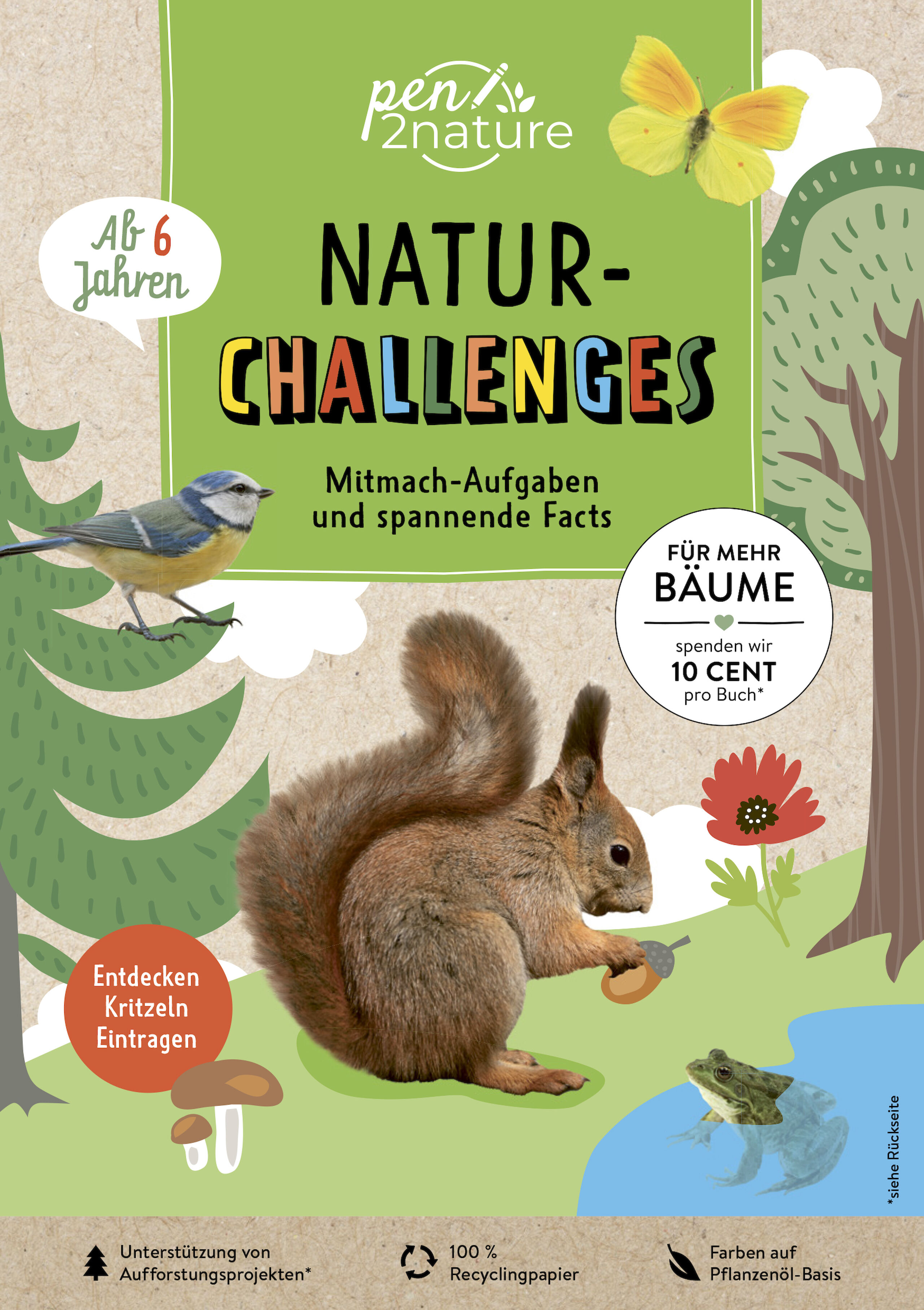 Cover des pen2nature Buches Natur-Challenges