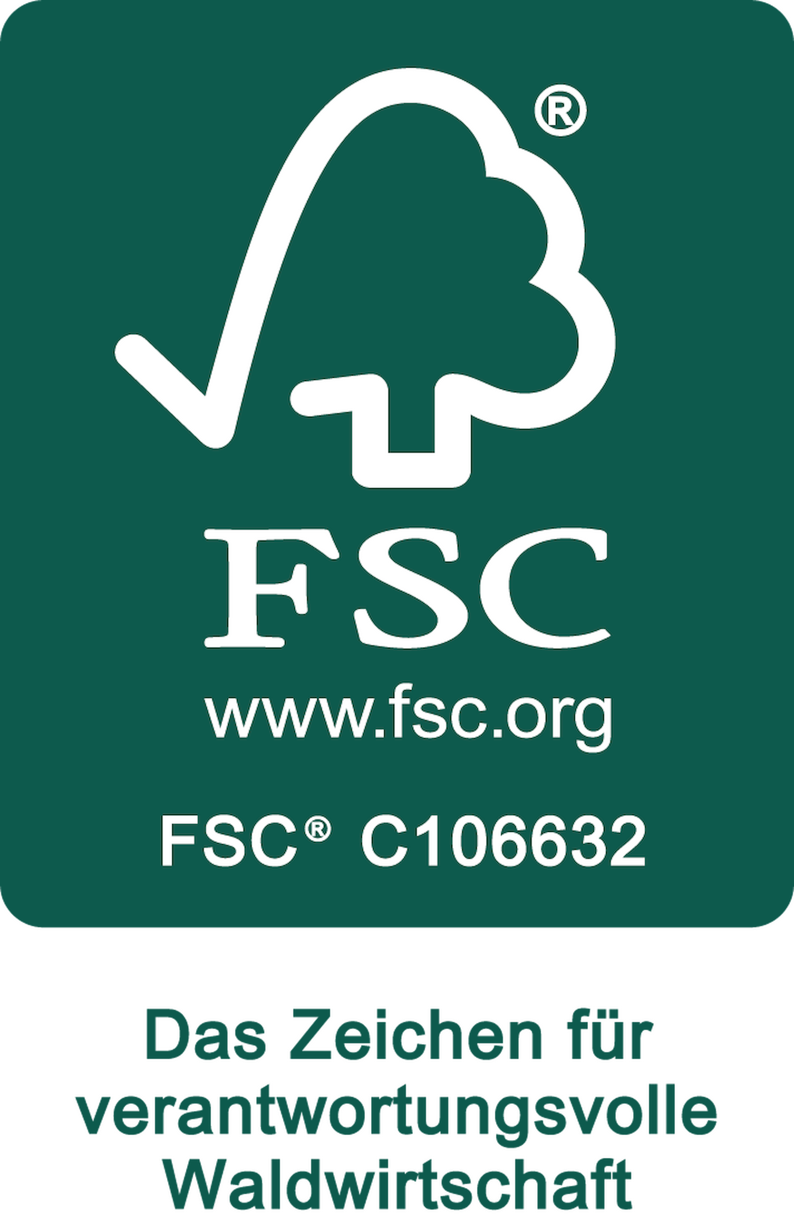 Logo FSC Das Zeichen für verantwortungsvolle Waldwirtschaft